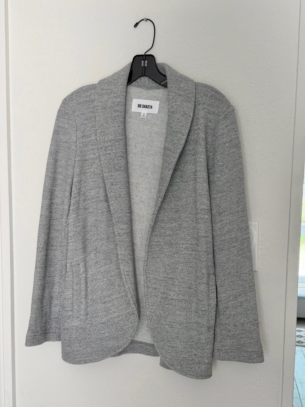 BB Dakota Gray Oversized boyfriend jacket, Small